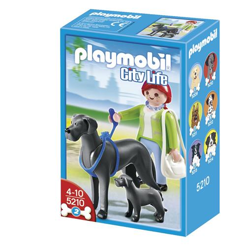 Playmobil 5210 Dogue Allemand Et Son Petit